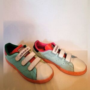 adidas | Shoes | Rare Adidas Stan Smith Rainbow Supercolor Velcro Straps Sz  8 Mens | Poshmark